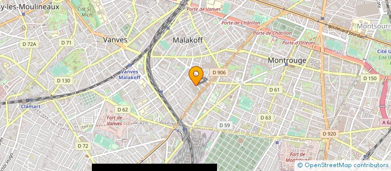 localisation de l'entreprise COLT TECHNOLOGY SERVICES à MALAKOFF