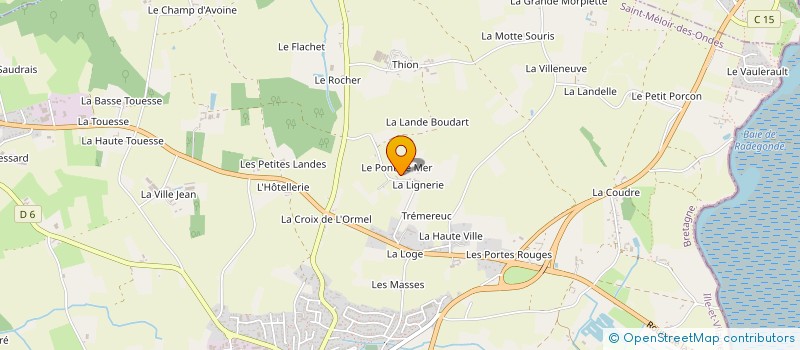 localisation de l'entreprise COLTECH SYSTEMS  SAINT-MELOIR-DES-ONDES