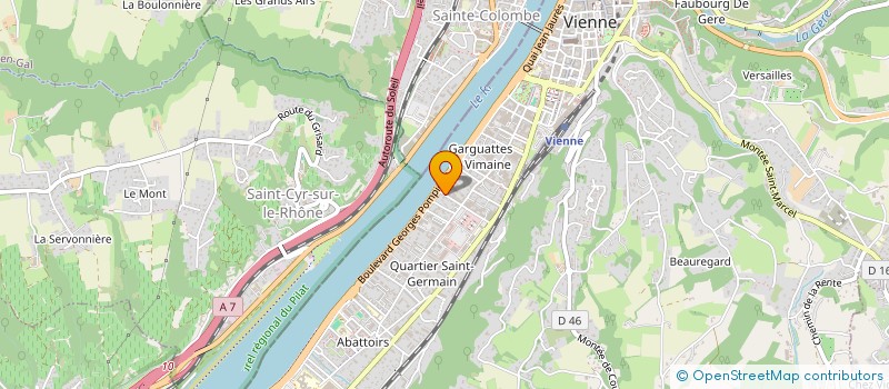 localisation de l'entreprise COLTEX INSERTION à VIENNE
