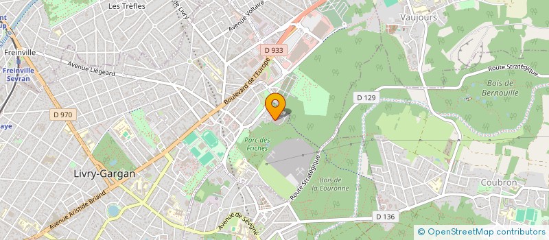 localisation de l'entreprise COLTRIVAL à LIVRY-GARGAN