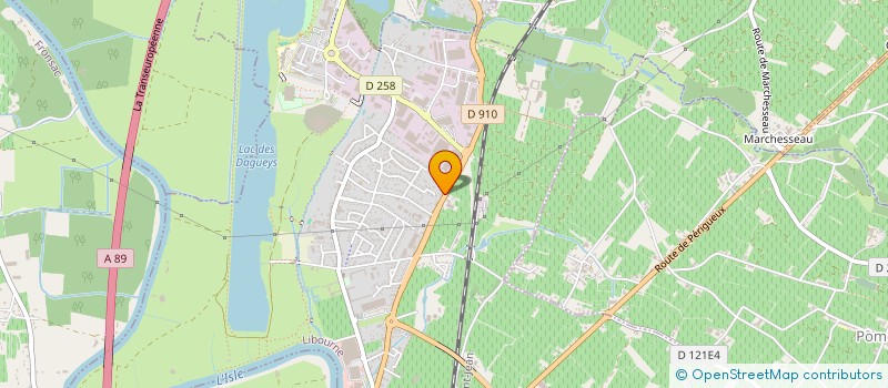 localisation de l'entreprise COLUBER CONSEIL à LIBOURNE