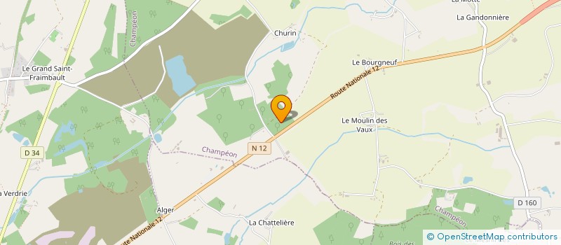 localisation de l'entreprise COLUCAT  CHAMPEON