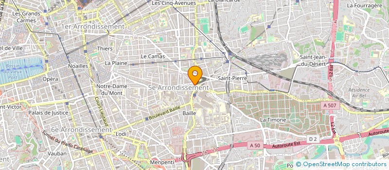 localisation de l'entreprise COLUCCI ET MONTENERO à MARSEILLE