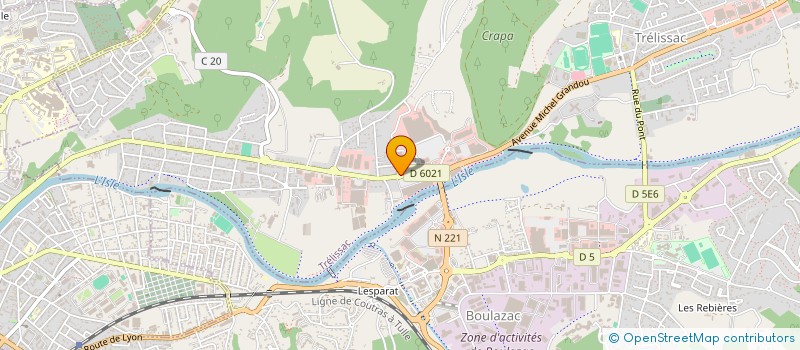 localisation de l'entreprise COLUCO à TRELISSAC