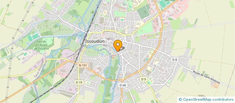 localisation de l'entreprise COLULICO à ISSOUDUN