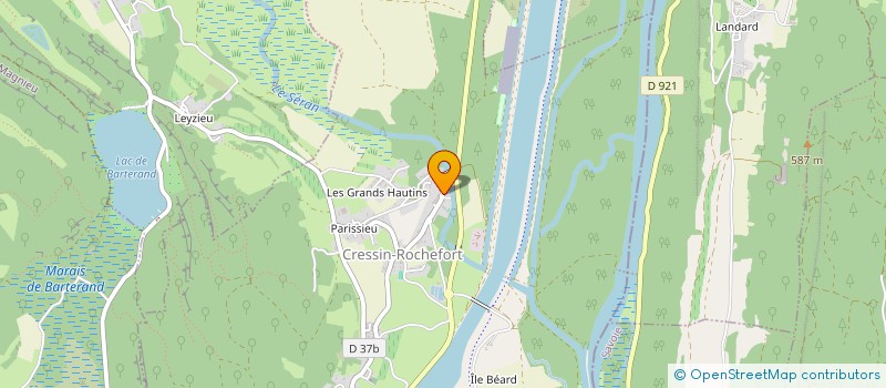 localisation de l'entreprise COLUMAJE  CRESSIN-ROCHEFORT