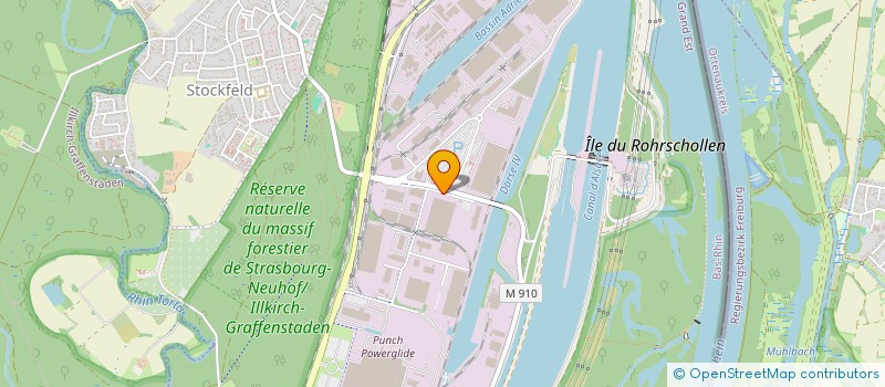 localisation de l'entreprise COLUMBA à STRASBOURG
