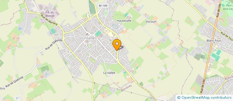 localisation de l'entreprise COLUMBA à LINSELLES