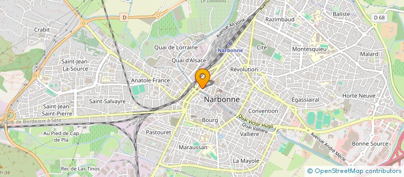 localisation de l'entreprise COLUMBO IMMOBILIER NARBONNE  NARBONNE