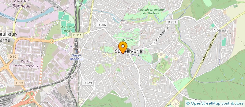 localisation de l'entreprise COLUMBUS  SUCY-EN-BRIE