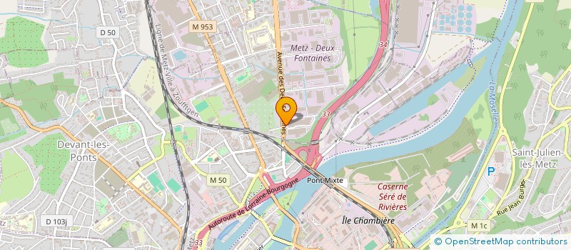 localisation de l'entreprise COLUMBUS FRANCE  METZ