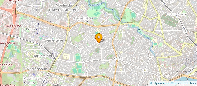 localisation de l'entreprise COLUMBUS SARL à NANTES