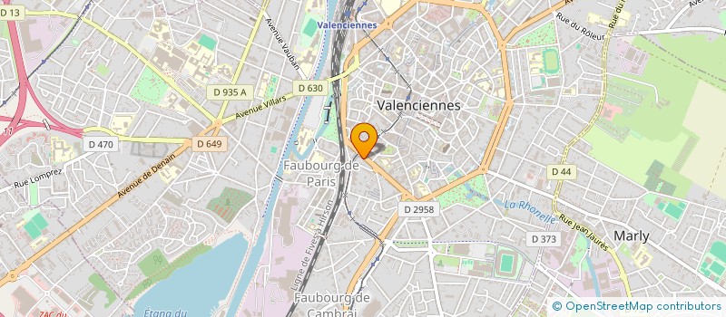 localisation de l'entreprise COLUMBUSCA à VALENCIENNES