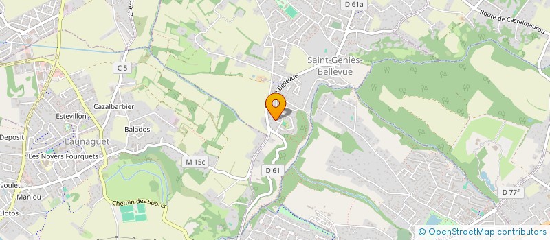 localisation de l'entreprise COLUMEFAURE  SAINT-GENIES-BELLEVUE