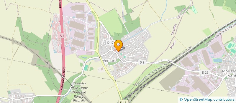 localisation de l'entreprise COLUNDIS  VEMARS