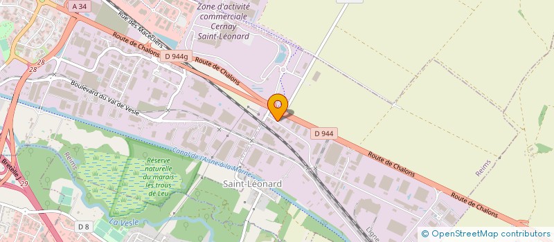 localisation de l'entreprise COLVEMAT CHAMPAGNE-ARDENNE  REIMS