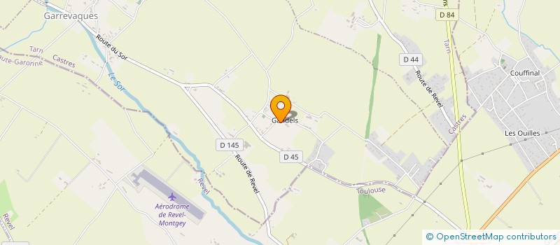 localisation de l'entreprise COLVERTS DE SABOURNAC SARL AGRO à GARREVAQUES