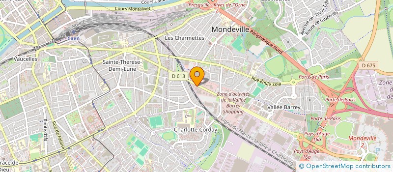 localisation de l'entreprise COLY  MONDEVILLE