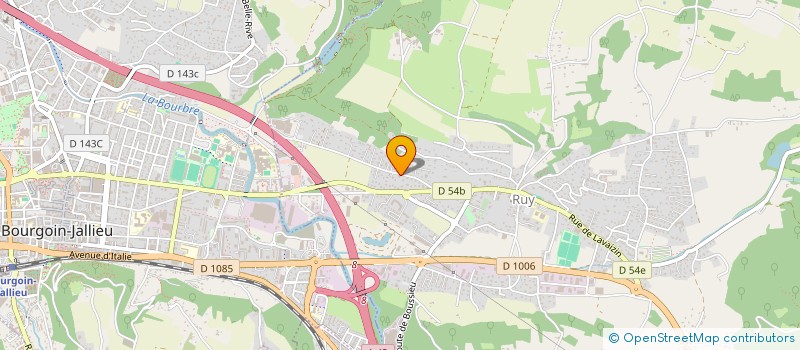 localisation de l'entreprise COLYB  RUY-MONTCEAU