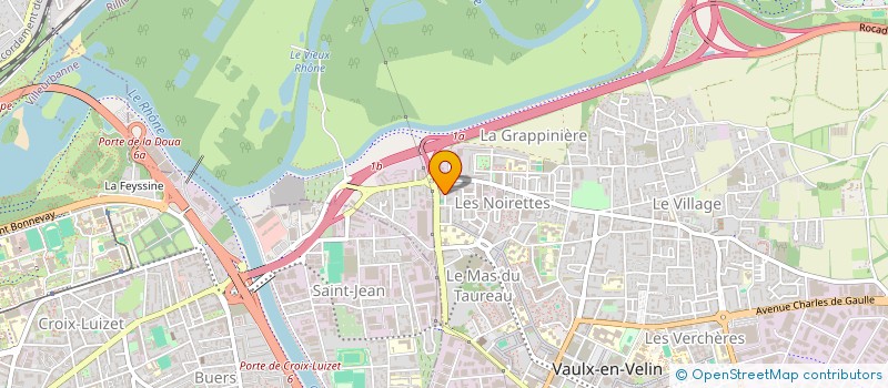 localisation de l'entreprise COLZA INGENIERIE RHONE ALPES  VAULX-EN-VELIN