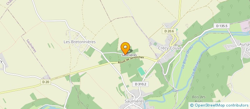 localisation de l'entreprise COM' 1 GRAND à SAULNIERES