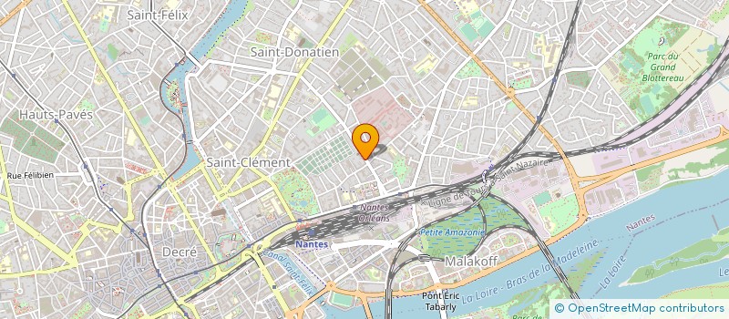 localisation de l'entreprise COM:16I à NANTES