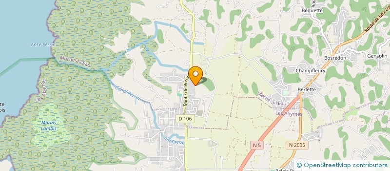 localisation de l'entreprise COM 2 PUB  MORNE A L EAU