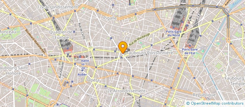 localisation de l'entreprise COM+  PARIS