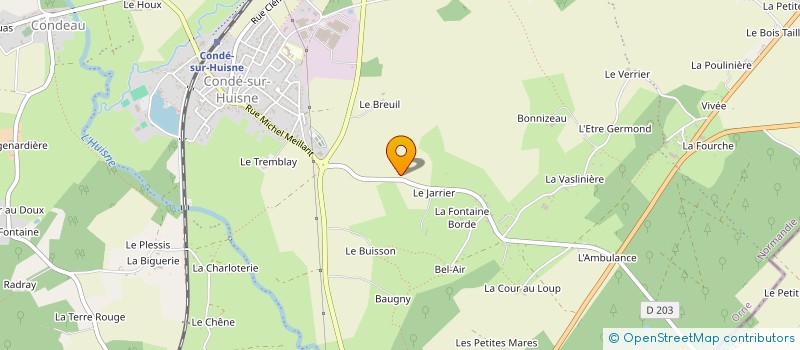 localisation de l'entreprise COM' A L'AIR LIBRE à SABLONS-SUR-HUISNE
