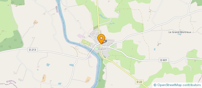 localisation de l'entreprise COM A LA MAISON  DAON