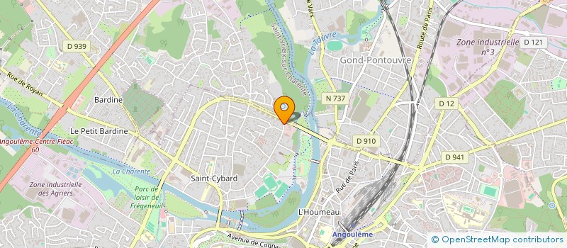 localisation de l'entreprise COM' A LA MAISON à ANGOULEME
