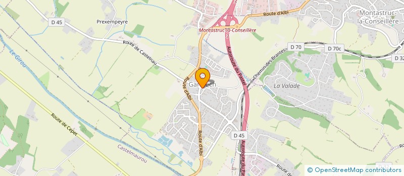 localisation de l'entreprise COM' A LA MAISON  GARIDECH