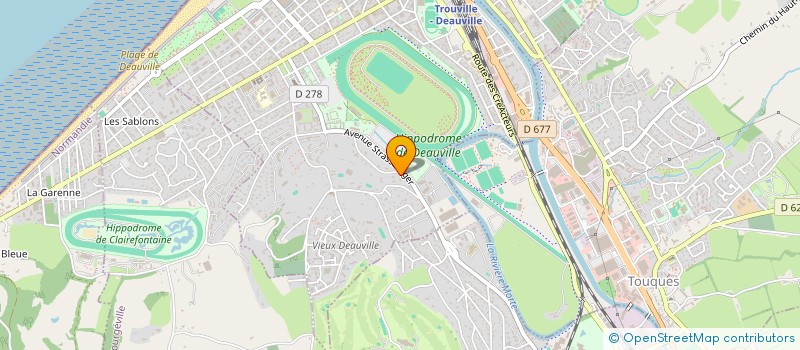 localisation de l'entreprise COM' A LA MAISON COTE MER  TOURGEVILLE