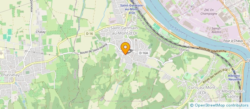 localisation de l'entreprise COM & ACT  SAINT-GERMAIN-AU-MONT-D'OR