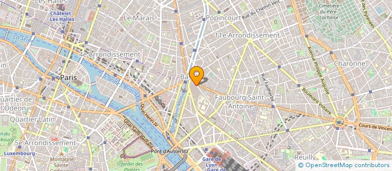 localisation de l'entreprise COM ACTION RESISTANCE à PARIS