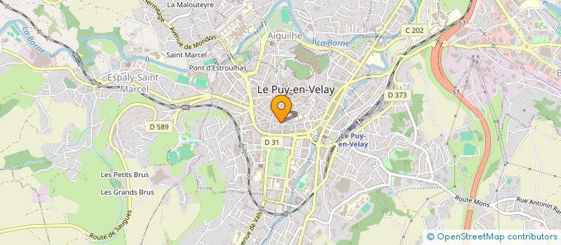 localisation de l'entreprise COM ACTION SOCIAL PERSONNEL VILLE DU PUY à LE PUY-EN-VELAY