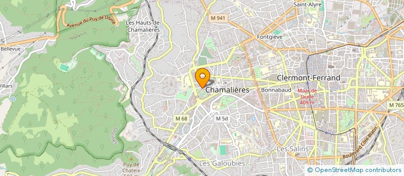 localisation de l'entreprise COM*ALIVE à CHAMALIERES