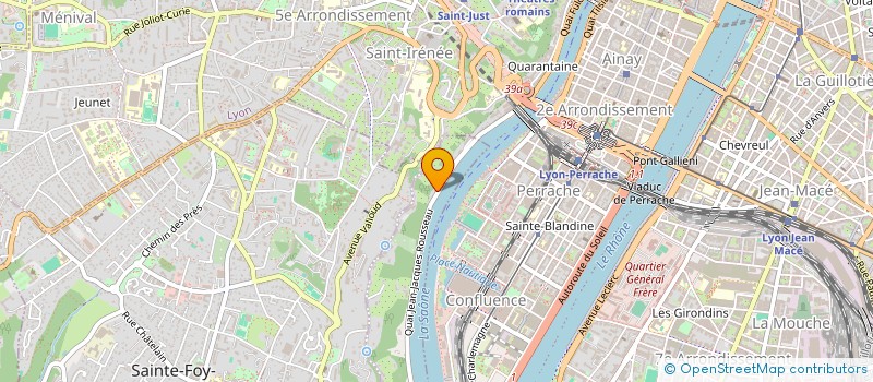 localisation de l'entreprise COM'AMANDE  LA MULATIERE