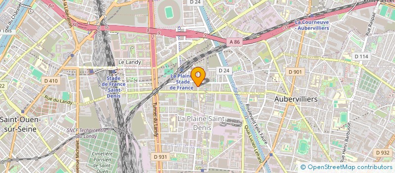 localisation de l'entreprise COM AND GEST 2 à SAINT-DENIS