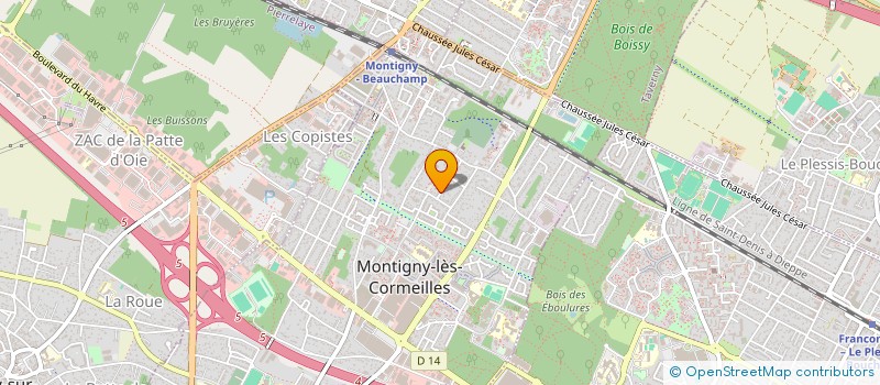 localisation de l'entreprise COM-ART à MONTIGNY-LES-CORMEILLES