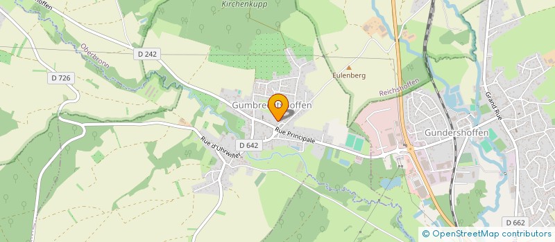 localisation de l'entreprise COM ASSOCIEE GUMBRECHTSHOFFEN OBERBRONN  GUMBRECHTSHOFFEN