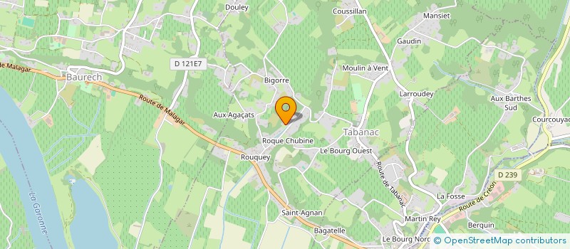 localisation de l'entreprise COM'AUDE  CAPIAN