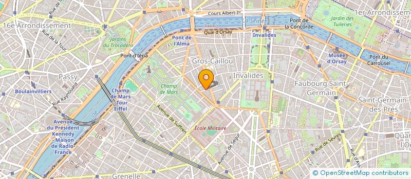 localisation de l'entreprise COM AVENUE à PARIS