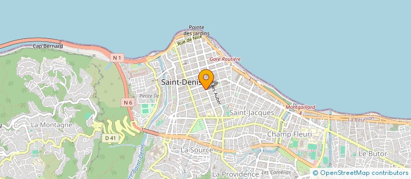 localisation de l'entreprise COM.BACK à SAINT-DENIS