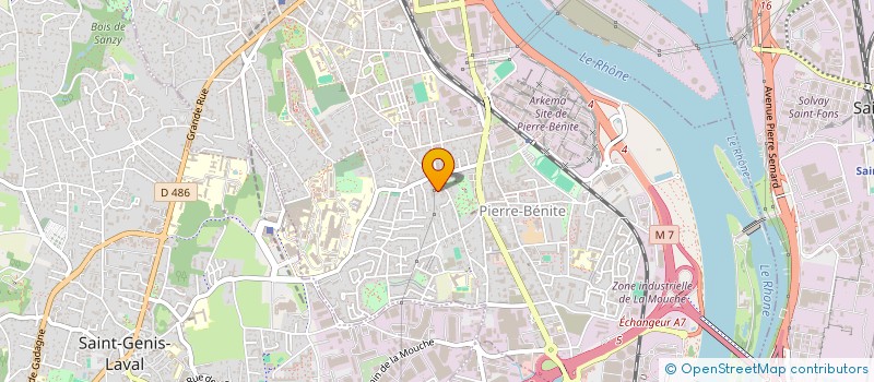 localisation de l'entreprise COM'BACK à OULLINS-PIERRE-BENITE