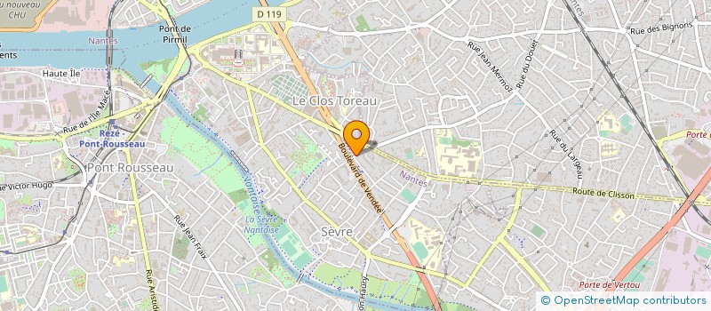 localisation de l'entreprise COM. C' CHOUETTE à NANTES