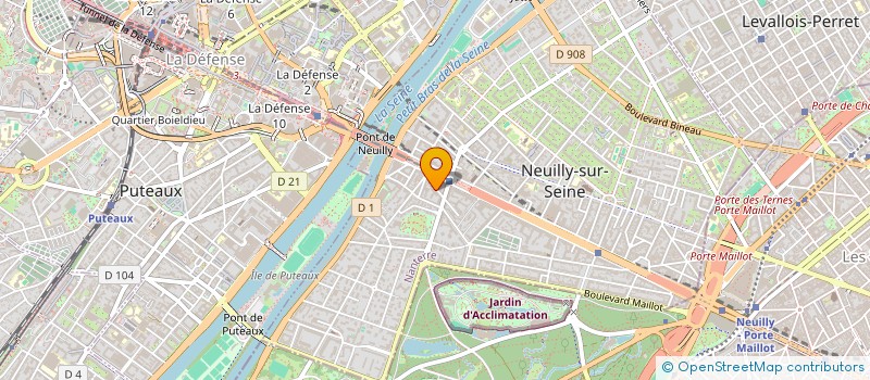 localisation de l'entreprise COM.C.COM à LEVALLOIS-PERRET