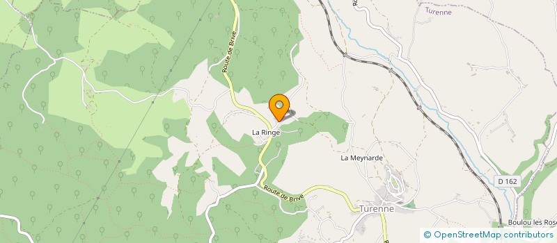 localisation de l'entreprise COM'CANNES à TURENNE
