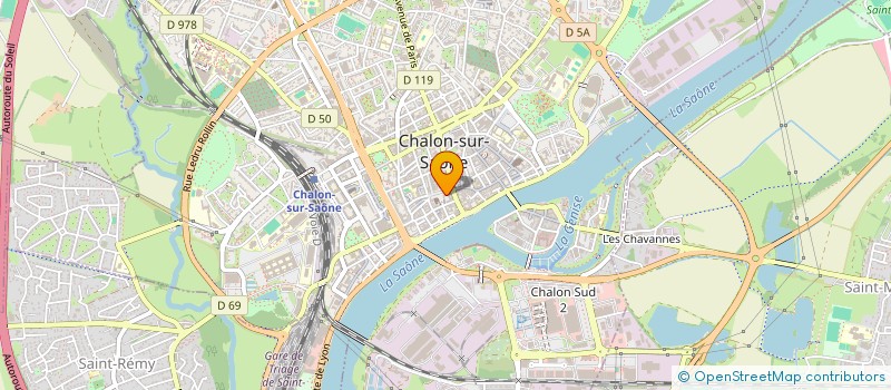 localisation de l'entreprise COM CHALONNAIS OEUVRES ENFANCE à CHALON-SUR-SAONE