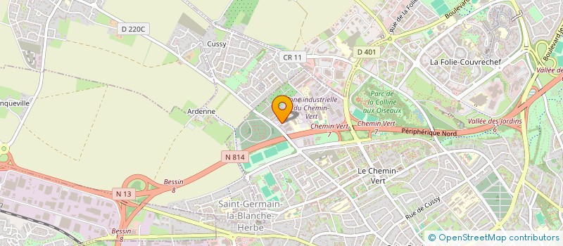 localisation de l'entreprise COM CI COM CA à CAEN